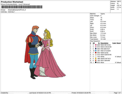 Sleeping Beauty and princ
