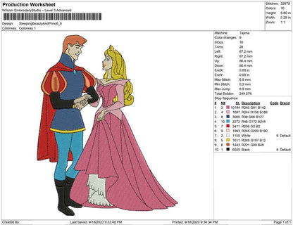 Sleeping Beauty and princ