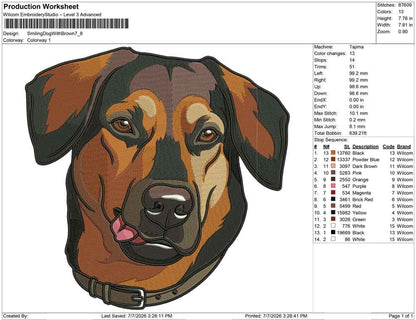 Smiling Dog With Brown