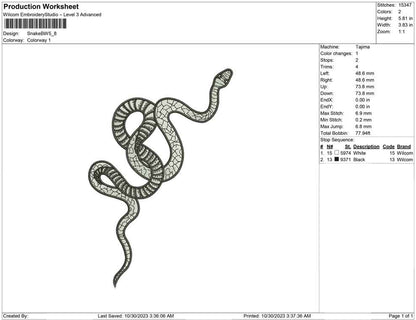 Snake BW