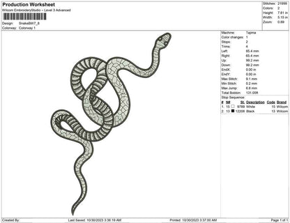 Snake BW