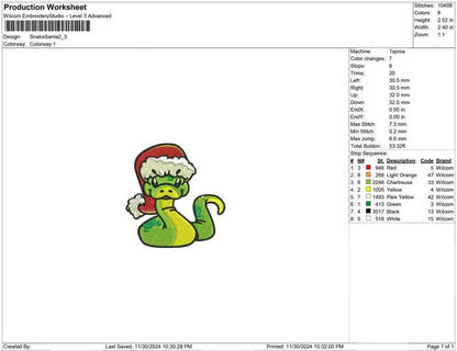 Snake Santa