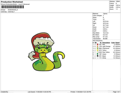 Snake Santa