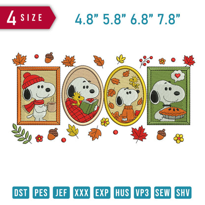Snoopy Autumn Frames