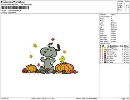 Snoopy Pumkin