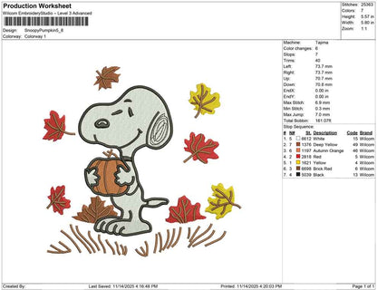 Snoopy pumpkin