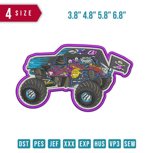 Son Uva Digger Car Toy Patch
