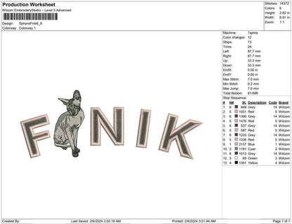 Sphynx Fnik