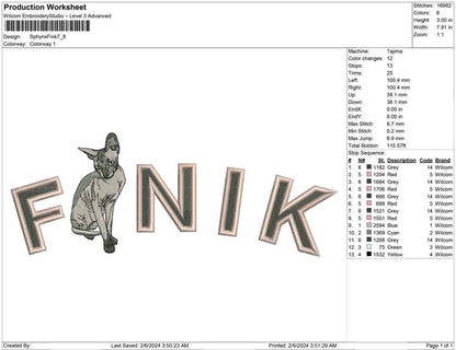 Sphynx Fnik
