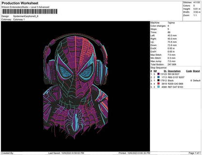 Spiderman Earphone