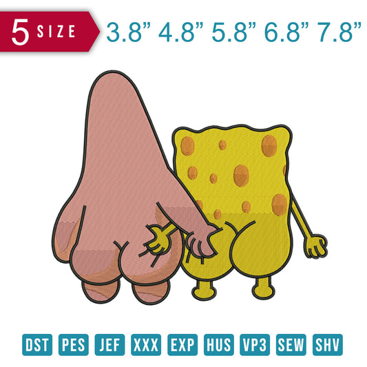 Spongebob Patrick Grabbing Butt