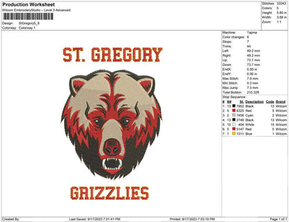 St Gregory Tiger