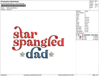 Star Spangled Dad