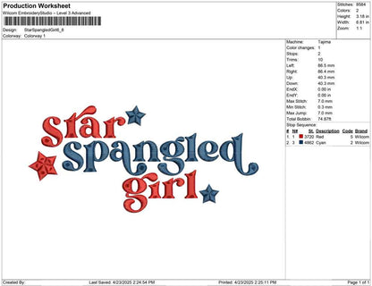 Star Spangled Girl