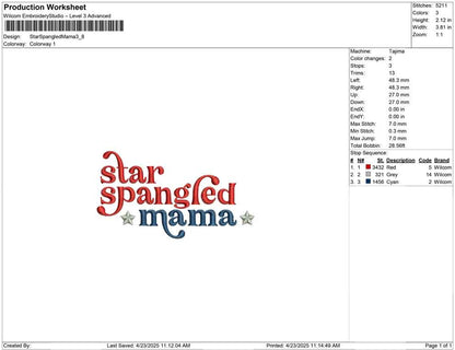 Star Spangled Mama