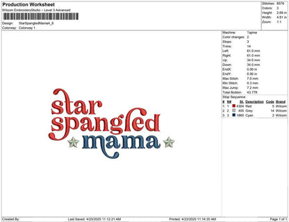 Star Spangled Mama
