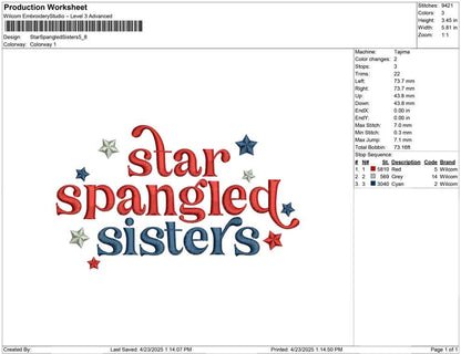 Star Spangled Sisters