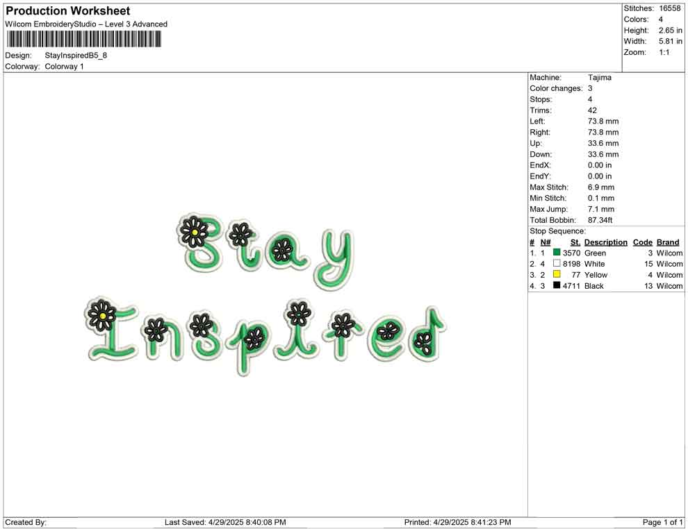 Stay Inspired B