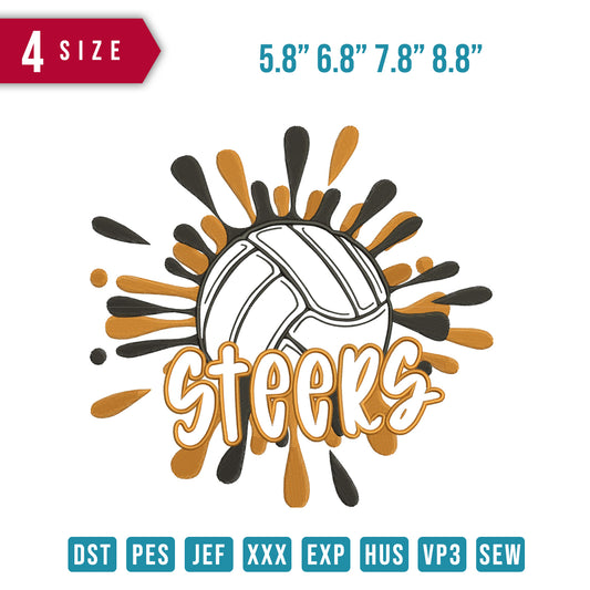 Steers Ball Applique