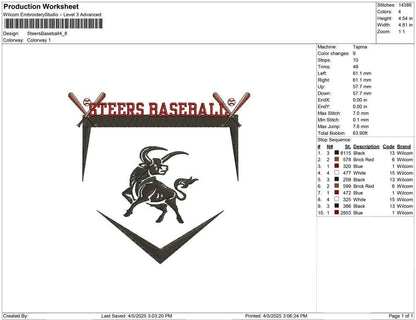 Steers Baseball