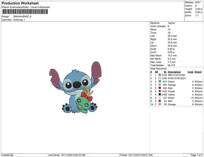 Stitch And doll
