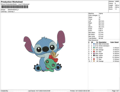 Stitch And doll