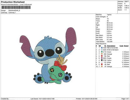 Stitch And doll