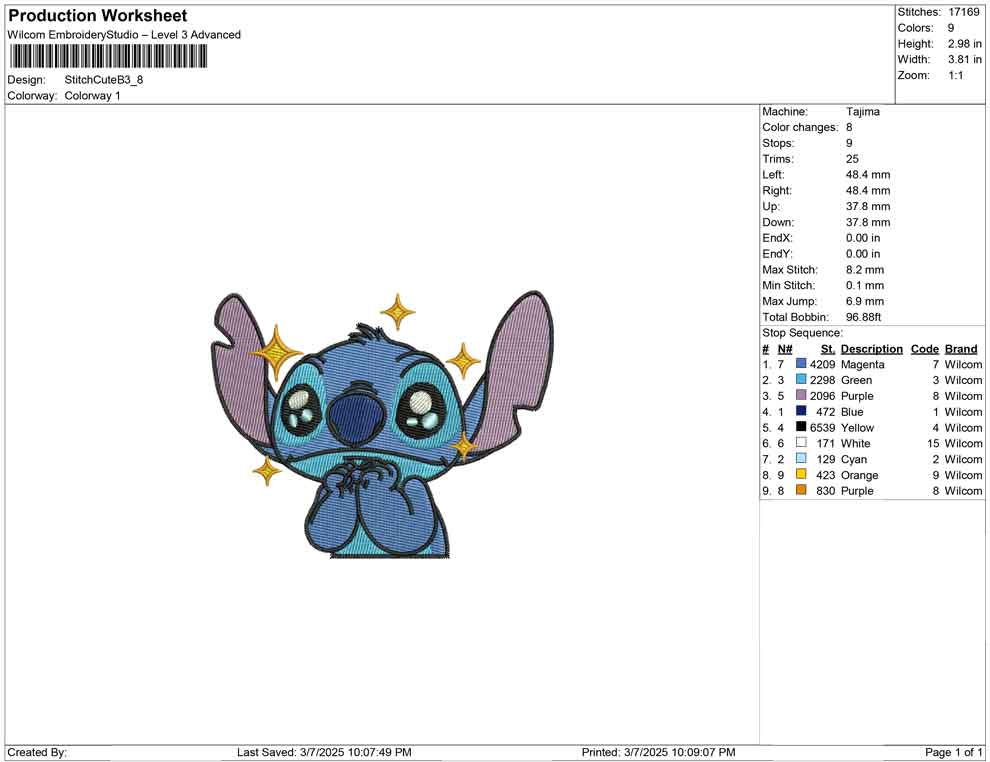 Stitch Cute B