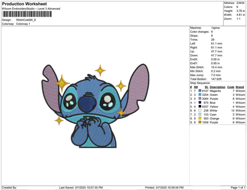 Stitch Cute B