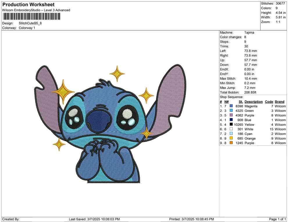 Stitch Cute B