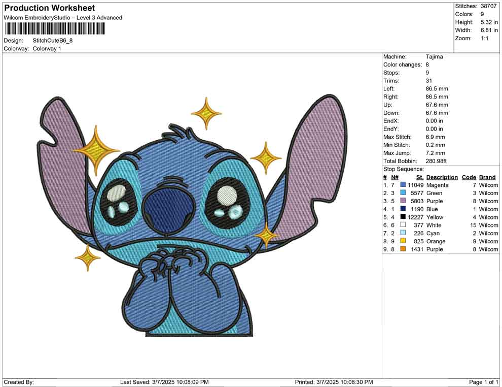 Stitch Cute B