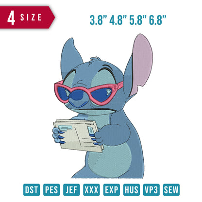 Stitch Reading book