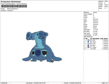 Stitch Upside Down