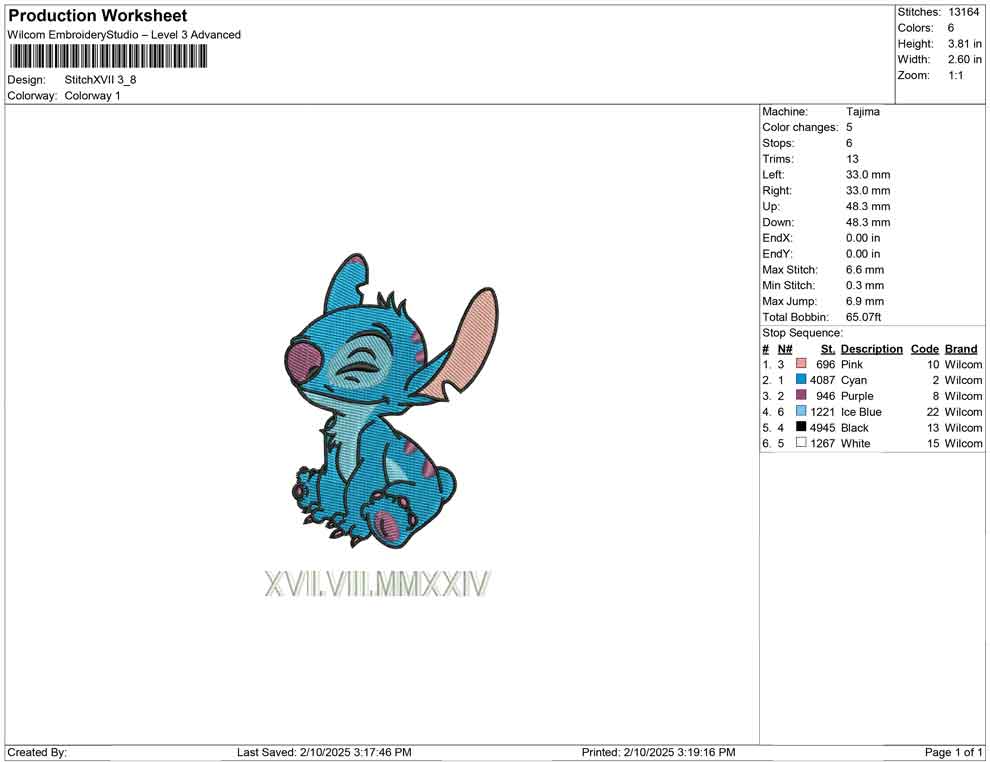 Stitch XVII