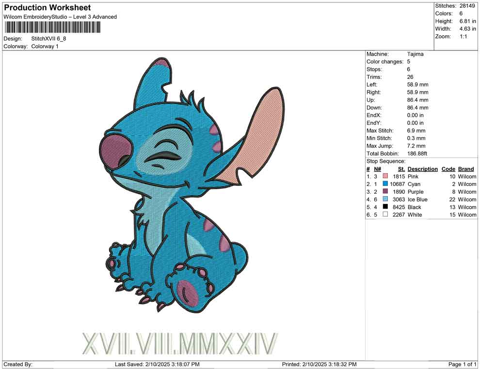 Stitch XVII