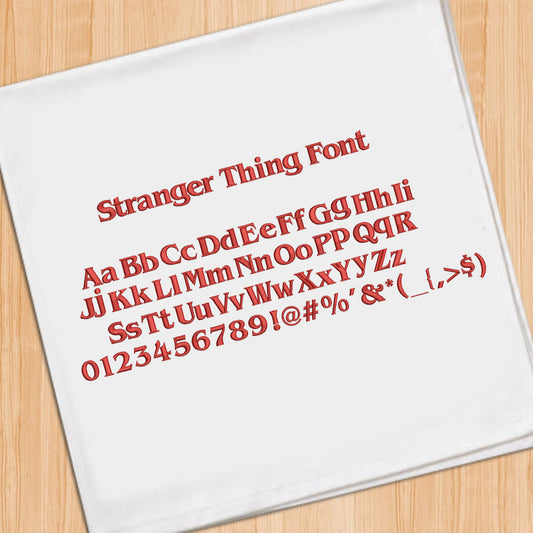 Stranger Thing Font