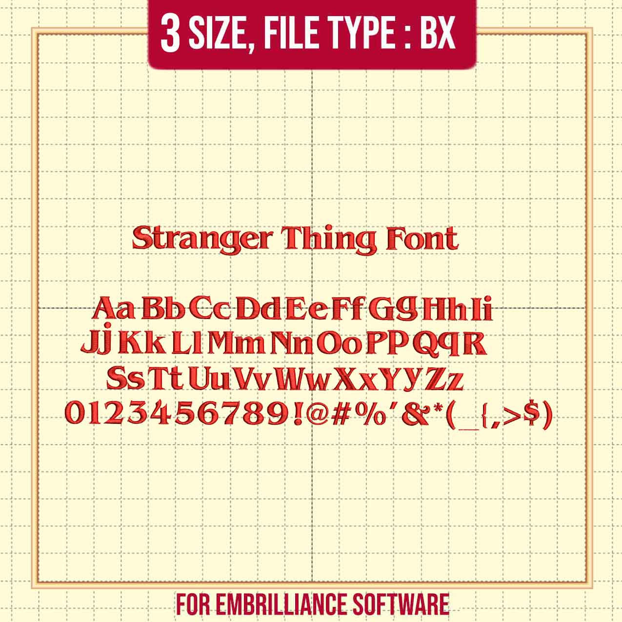 Stranger Things Font BX