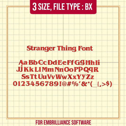 Stranger Things Font BX