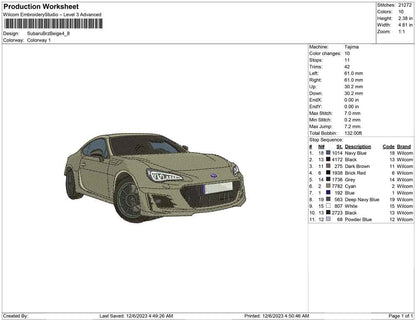 Subaru Brz Beige