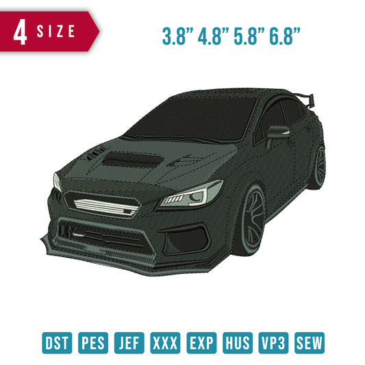 Subaru WRX Black Car