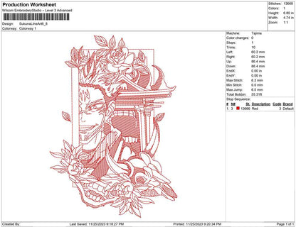 Sukuna Line art