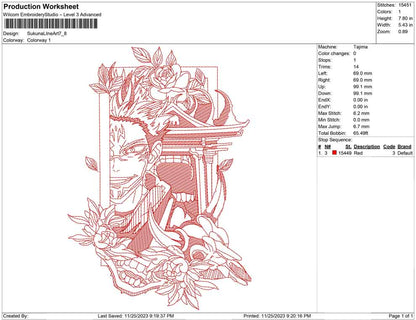 Sukuna Line art
