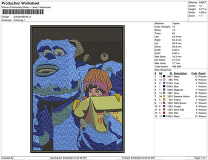 Sulley and boo