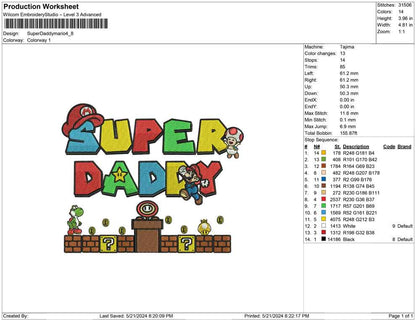 Super Daddy Mario