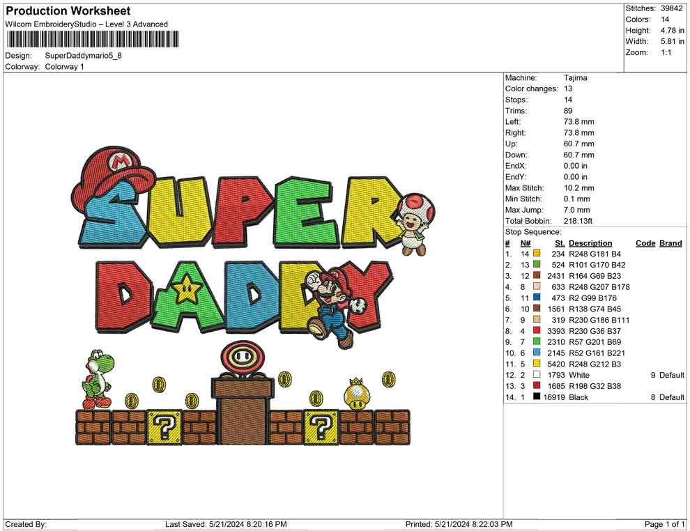 Super Daddy Mario