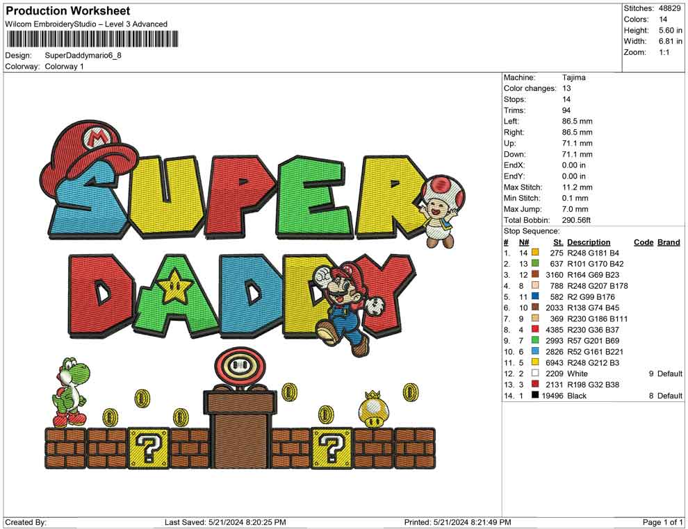 Super Daddy Mario