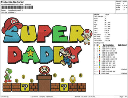 Super Daddy Mario