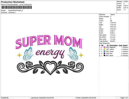Super Mom Energy