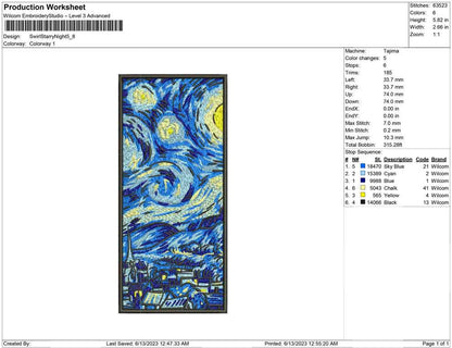 Swirl Starry Night