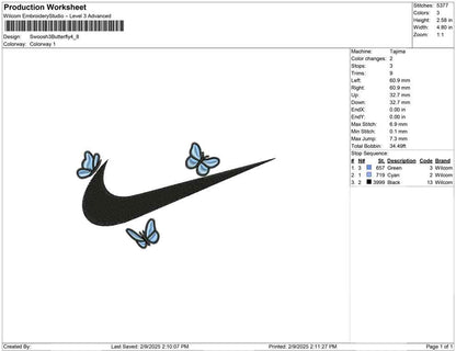 Swoosh 3 Butterfly